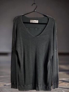 Dark Green Women's Long Sleeve Top